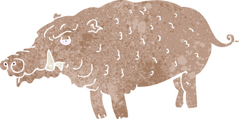 cartoon hog