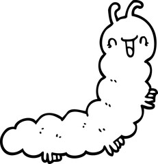 cartoon caterpillar
