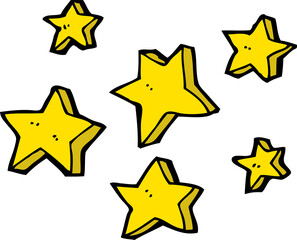 Obraz premium cartoon stars