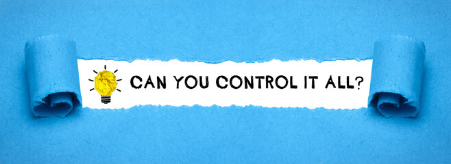 Can you control it all?	