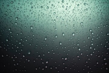 Pale Mint With Drops On Black Gradient Background. Generative AI