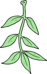 cartoon leaves