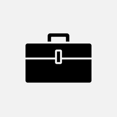 Briefcase Icon. Bag Vector, Sign and Symbol for Design, Presentation, Website or Apps. 