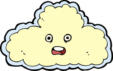 cartoon cloud symbol