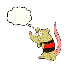 thought bubble cartoon rat