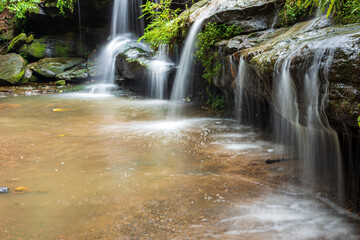 waterfall in the woods, Hunts Creek