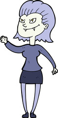 cartoon vampire girl
