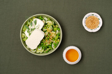 Salad green vegetables