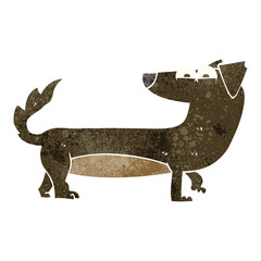 retro cartoon dog
