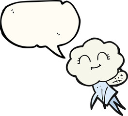 speech bubble cartoon magical creature
