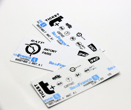 tickets de m&eacute;tro et de RER