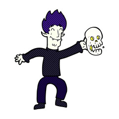 cartoon spooky vampire