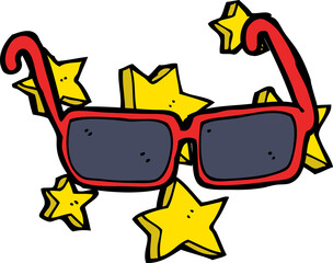 cartoon expensive sunglasses