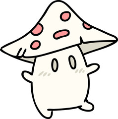 tiny mushroom creature