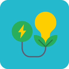 Production Multicolor Round Corner Flat Icon