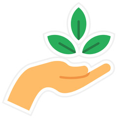 Natural Resources Sticker Icon