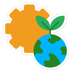 Ecosystem Sticker Icon