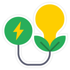 Obraz premium Production Sticker Icon