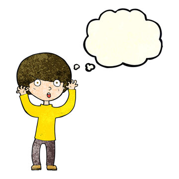 recommend clip art: cartoon startled boy with thought bubble