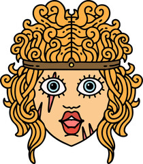 human barbarian character illustration