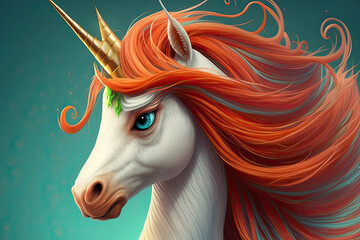 unicorn image, AI Generative