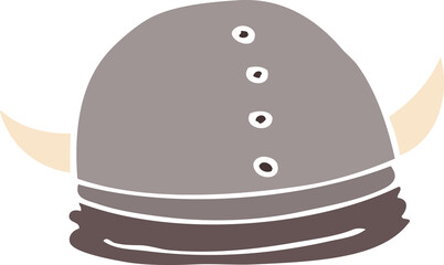 cartoon doodle viking helmet