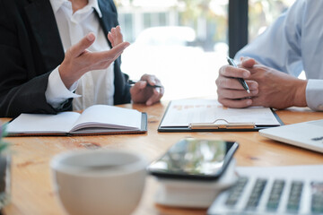 Business People Meeting Design Ideas professional investor working new start up project. Concept. business planning in office