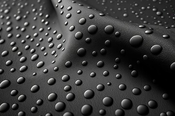 Nano Protection: Dew-Covered Fabric Surface Waterproofs with Hydrophobic Insulation, Generative AI