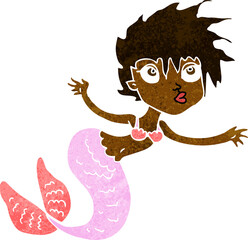 cartoon mermaid