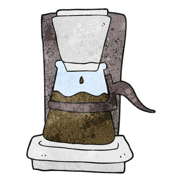 coffee maker cartoon style clip art preview