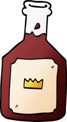cartoon doodle alcoholic drink