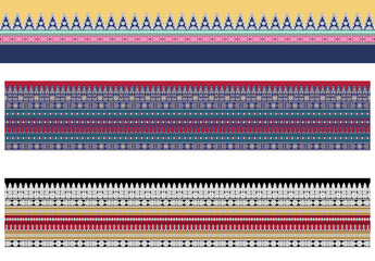 Seamless Paisley Indian Silky and Abstract boder