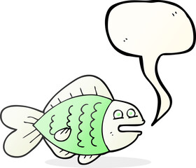 speech bubble cartoon funny fish
