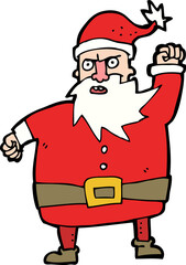 cartoon santa claus