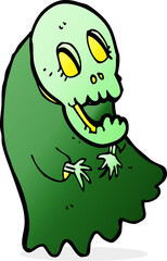 cartoon spooky ghoul