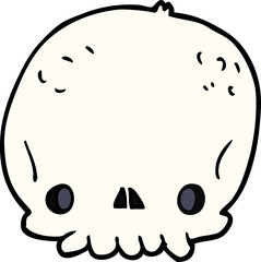 cartoon skull