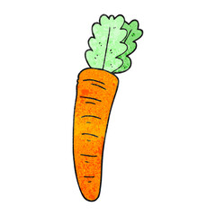 textured cartoon carrot