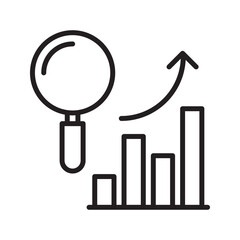 Rank tracking  vector filled outline Icon Design illustration. SEO Development And Marketing Symbol on White background EPS 10 File