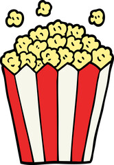 cartoon doodle cinema popcorn
