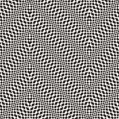 Monochrome Optical Textured Chevron Pattern