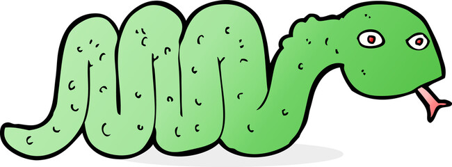 funny cartoon snake