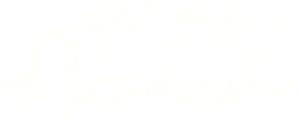 Rotting Log Chalk Drawing