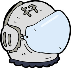 cartoon astronaut helmet