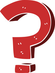 cartoon doodle question mark