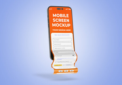Long Scroll Mockup