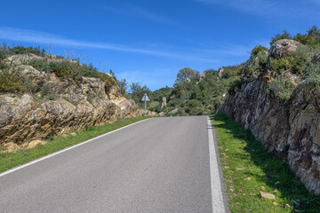 road, andalusia, backplate, spain, mountain