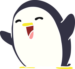 cartoon kawaii of a cute penguin