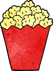 cartoon doodle cinema popcorn