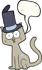 speech bubble cartoon cat