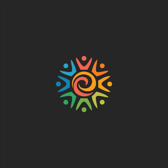 non profit logo designs vector concept